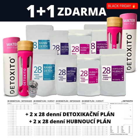 1+1 ZDARMA (Komplexní hubnutí + Čajová Láhev)
